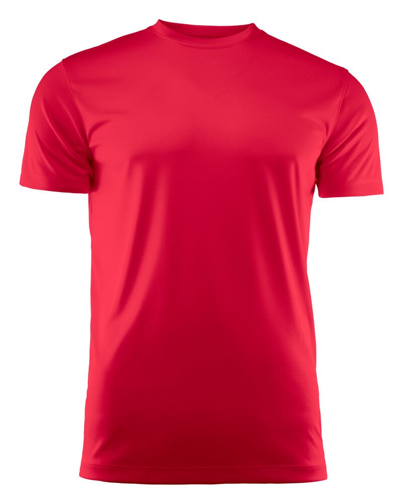 Run T-Shirt Heren — Rood