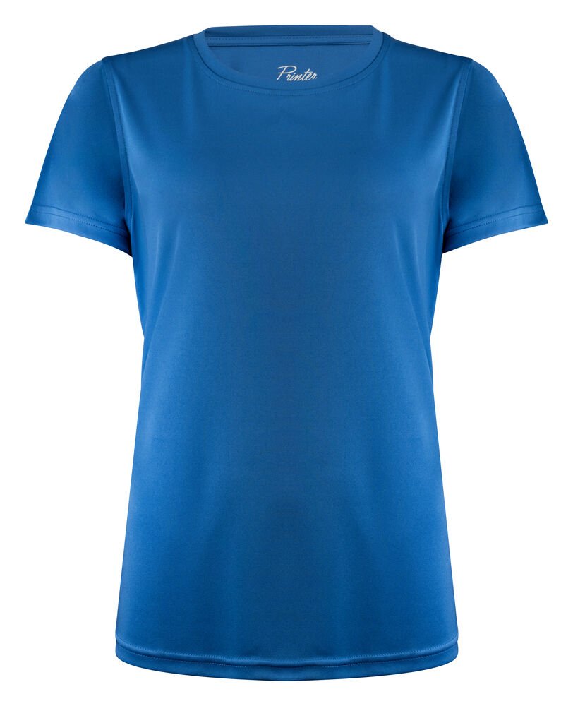 Run T-Shirt Dames — Helder Blauw
