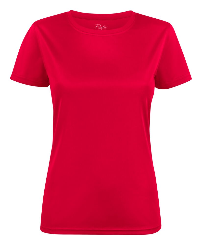 Run T-Shirt Dames — Rood