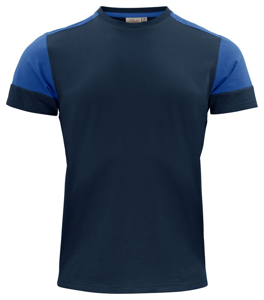 Prime T-Shirt Heren — Marine/Kobalt