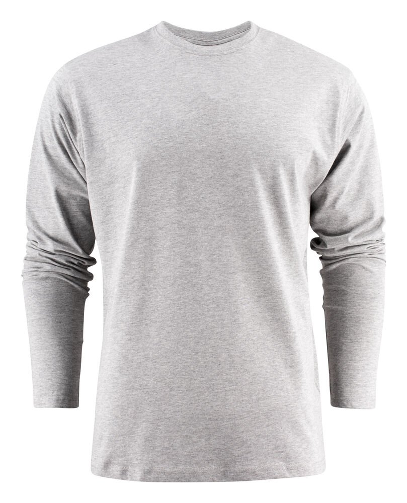 Heavier Pro L/S T-Shirt Unisex — Grijs Mêlée