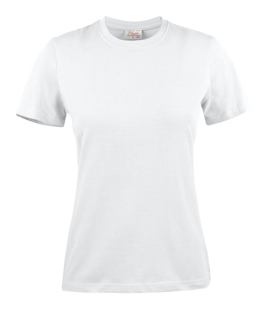 Heavier Pro T-Shirt Dames — Wit
