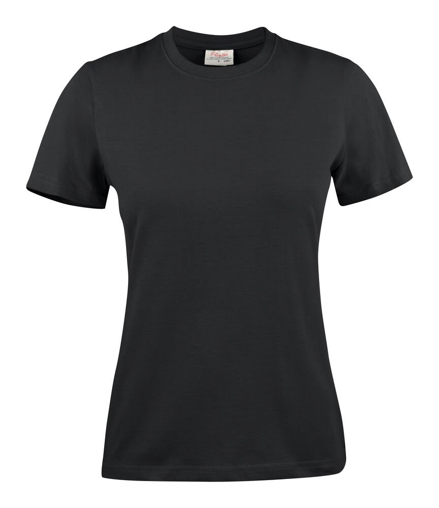 Heavier Pro T-Shirt Dames — Zwart