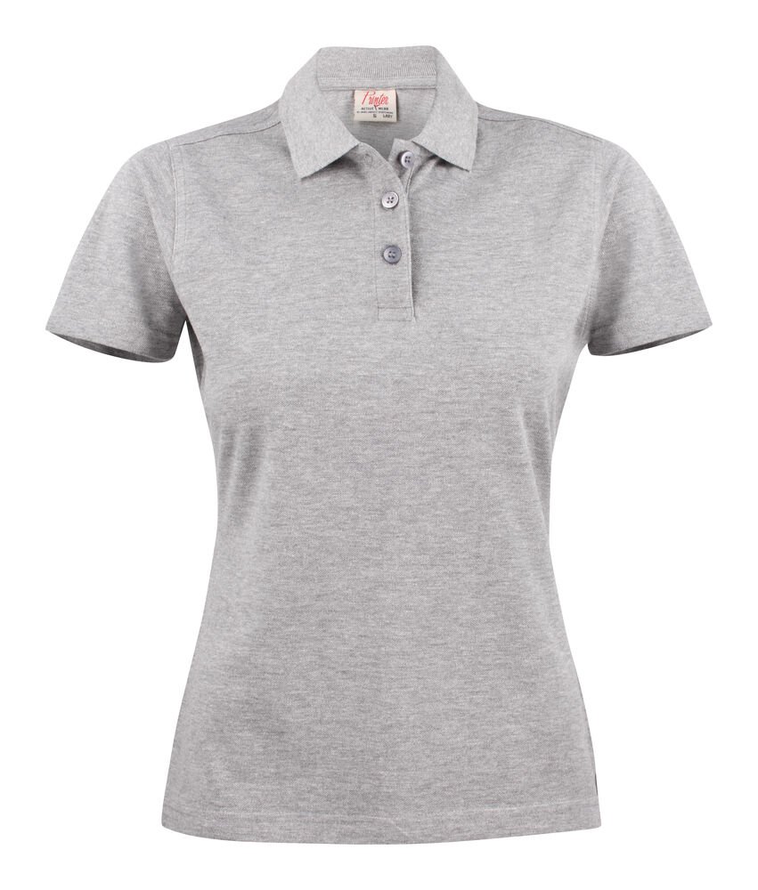 Surf Polo Pique Dames — Grijs Mêlée