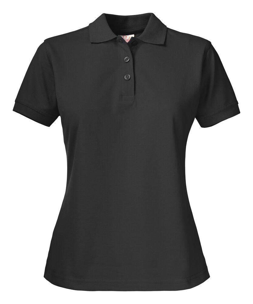 Surf Pro Lady Polo Pique Dames — Zwart