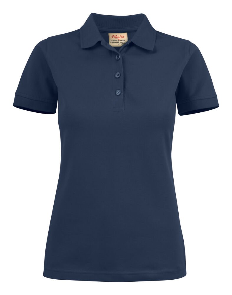 Surf Stretch Polo Pique Dames — Marine