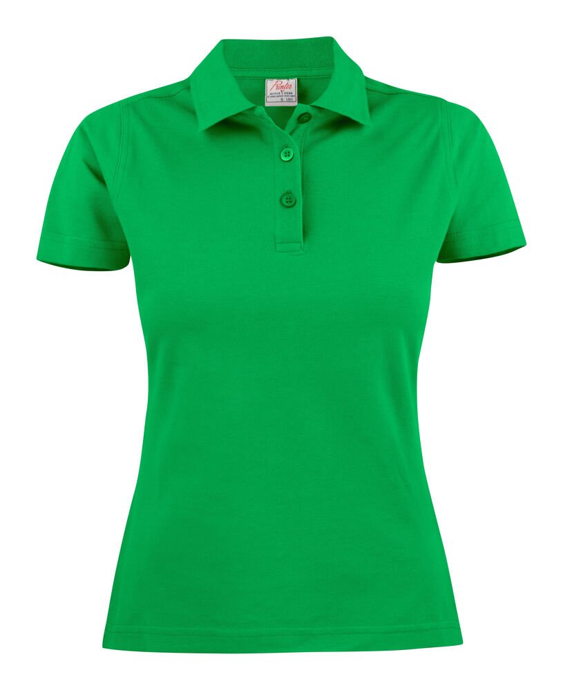 Surf Light  Polo Pique Dames — Frisgroen