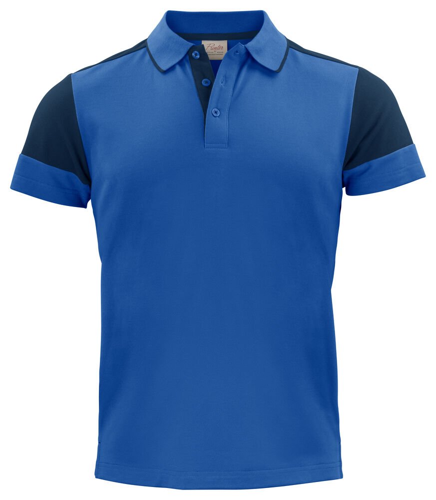 Prime Polo Heren — Kobalt/Marine