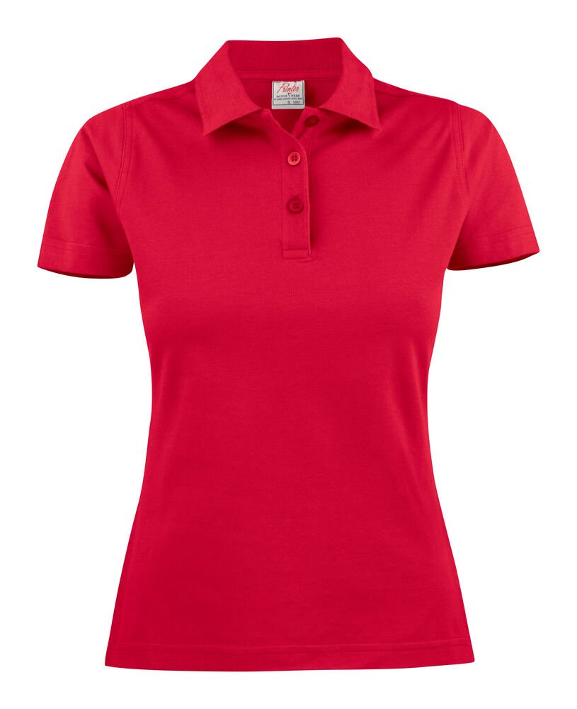 Surf Light  Polo Pique Dames — Rood