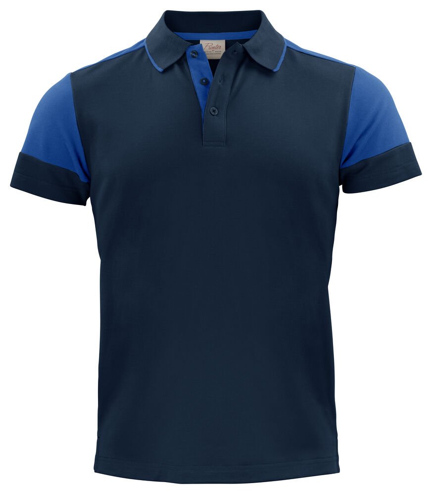 Prime Polo Heren — Marine/Kobalt