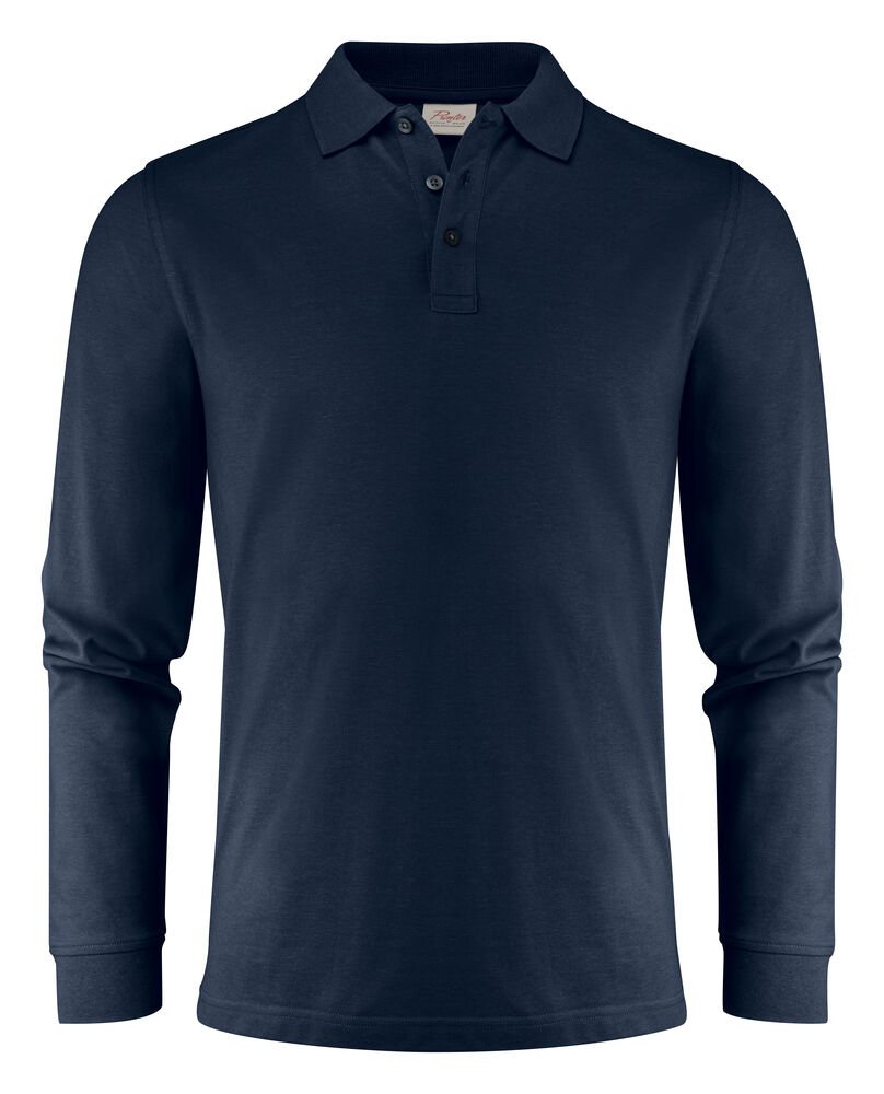 Surf Pro L/S  Polo Pique Heren — Marine