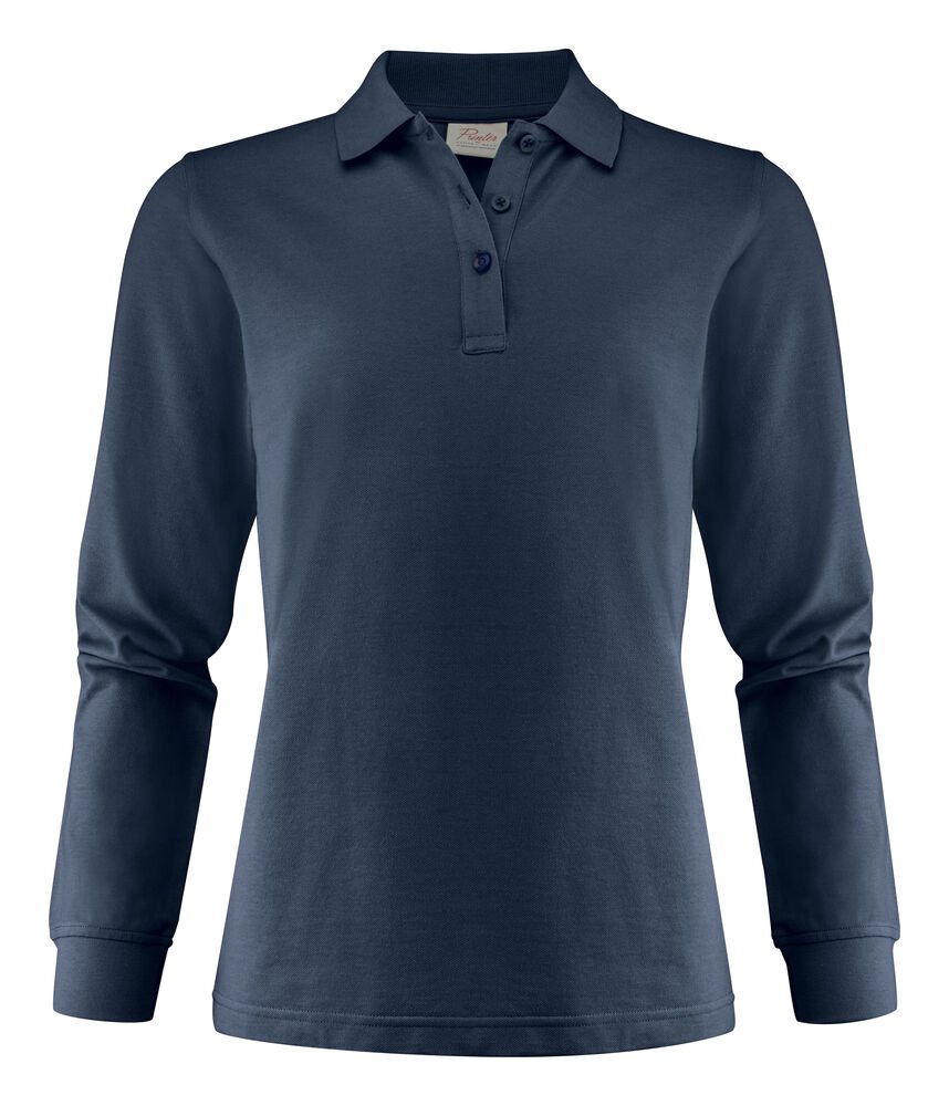 Surf Pro L/S  Polo Pique Dames — Donker Marine