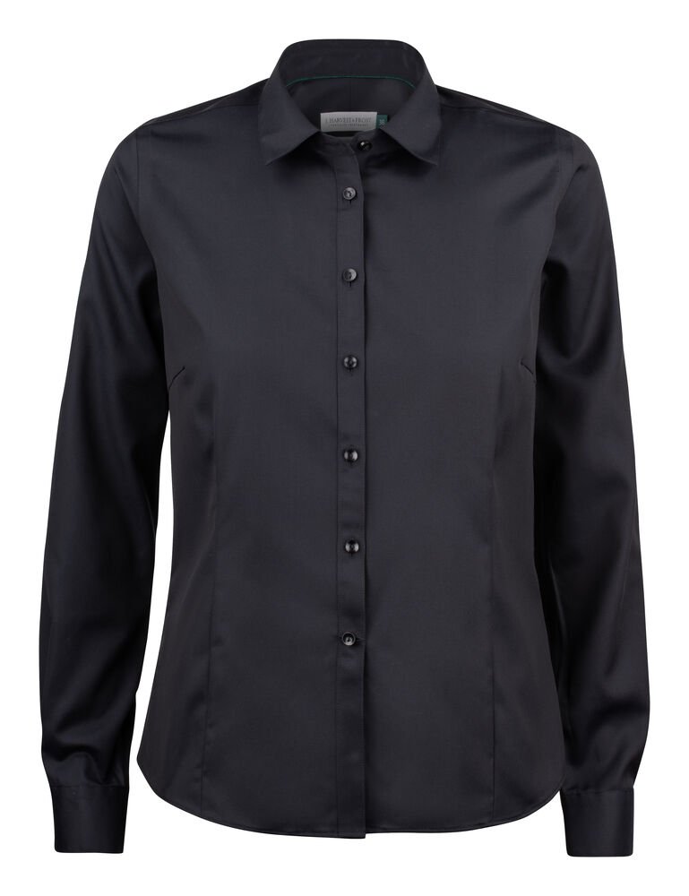 Green Bow 01  Hemd Dames — Zwart