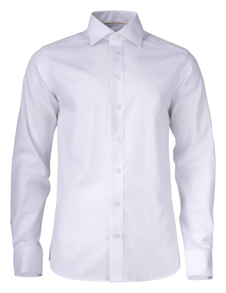 Yellow Bow 50 Hemd Regular Fit Heren — Wit