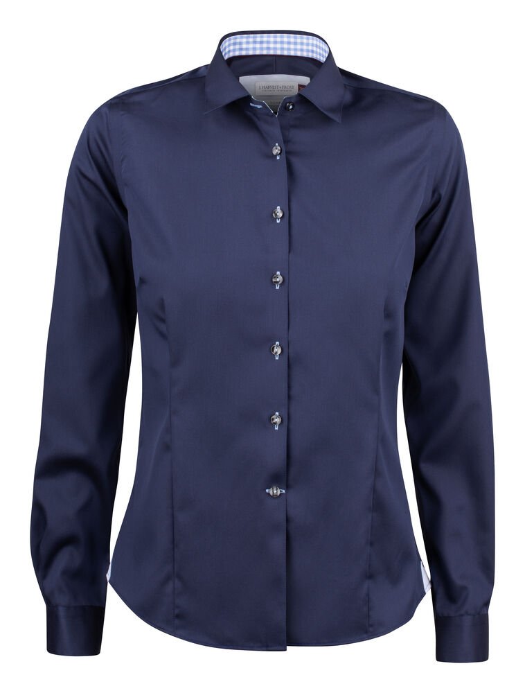 Red Bow 20 Hemd Dames — Marine/Lichtblauw