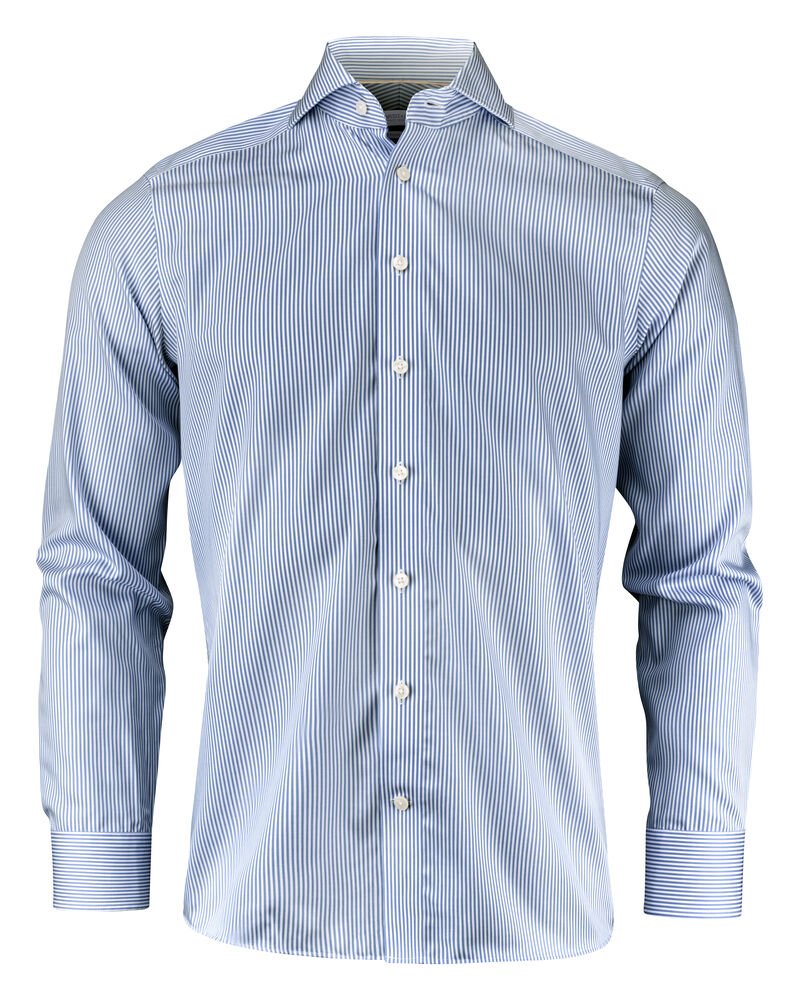 Yellow Bow 50 Hemd Regular Fit Heren — Marine/Gestreept