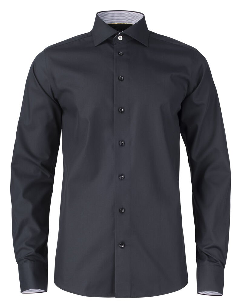 Yellow Bow 51  Hemd Regular Fit Heren — Zwart
