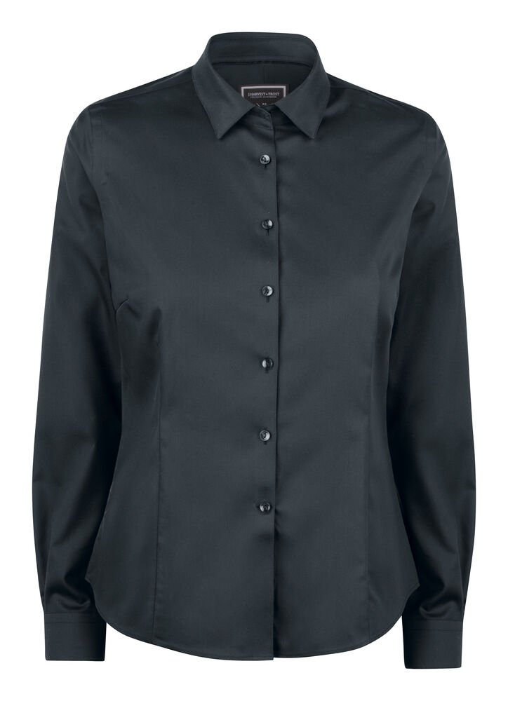 Black Bow 60  Hemd Dames — Zwart