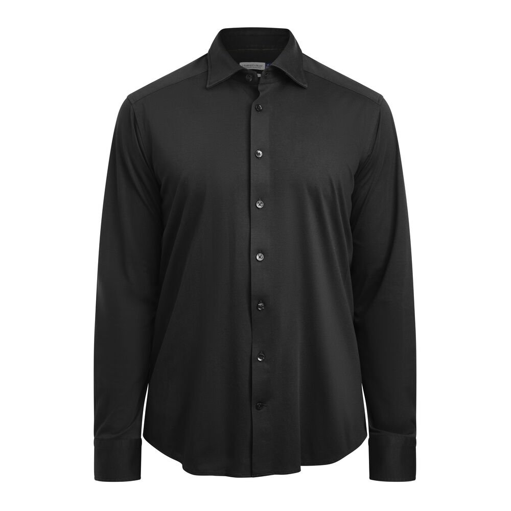 Indigo Bow 132   Hemd Regular Fit Heren — Zwart