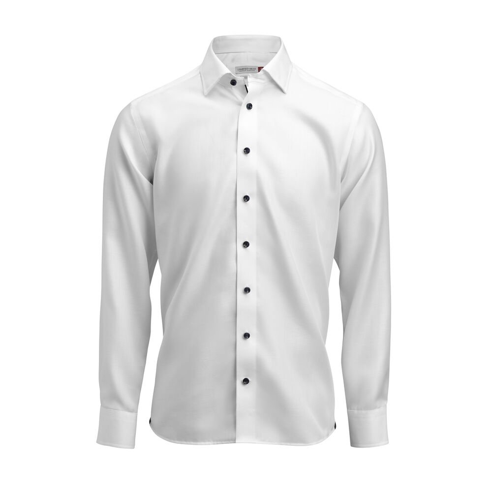 Red Bow 123  Hemd Slim Fit Heren — Wit