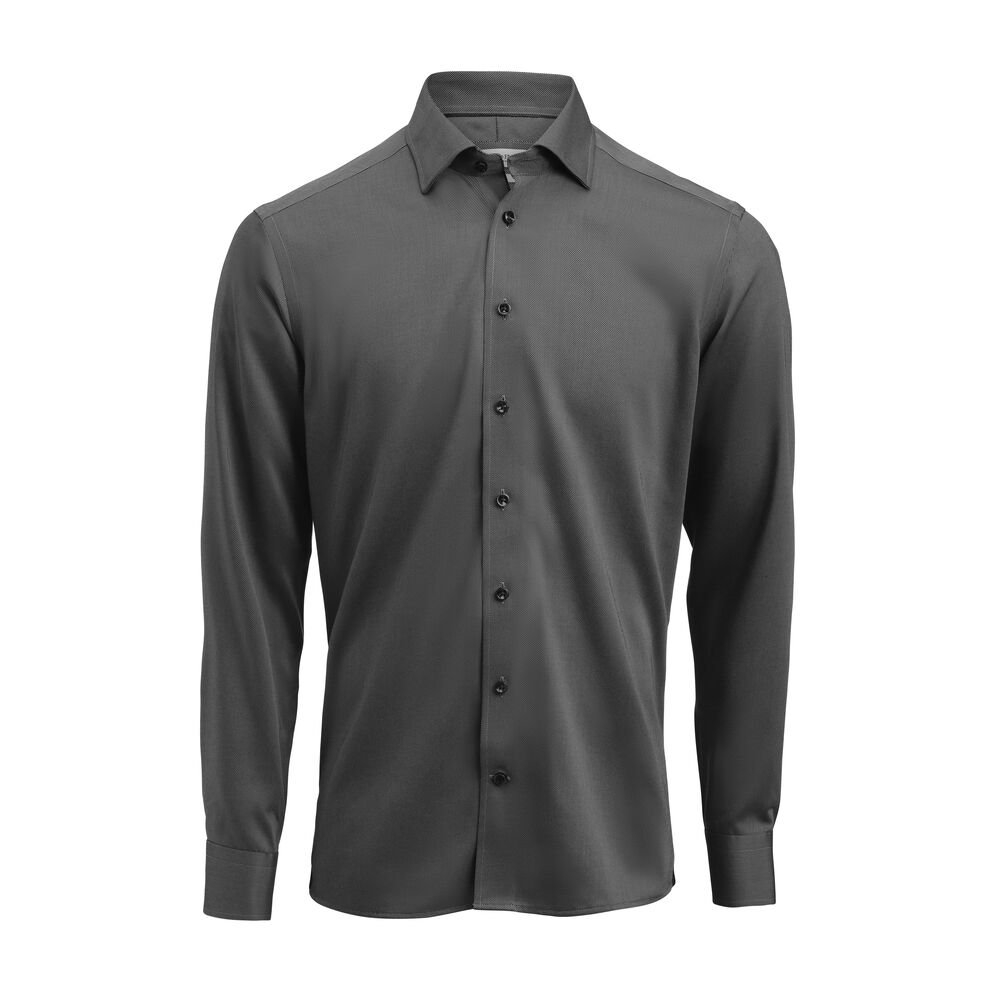 Red Bow 123  Hemd Slim Fit Heren — Donkergrijs