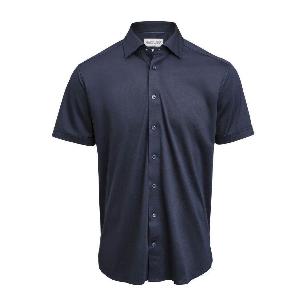 Indigo Bow 132 S/S  Hemd Regular Fit Heren — Marine