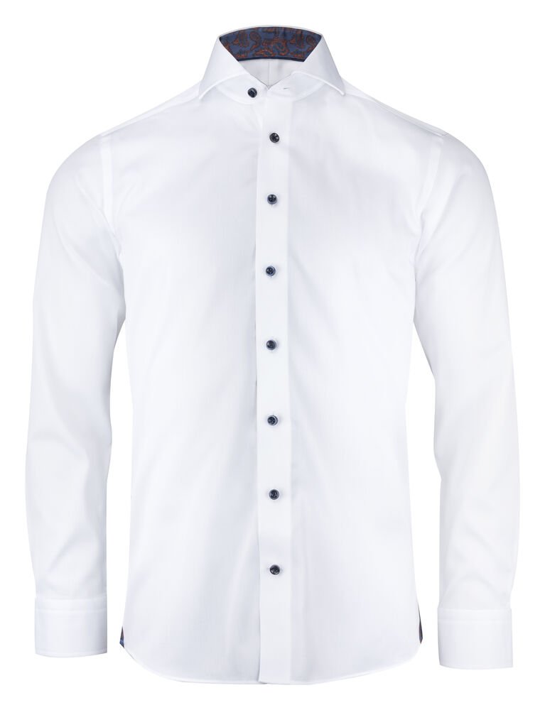 Purple Bow 146  Hemd Slim Fit Heren — Wit