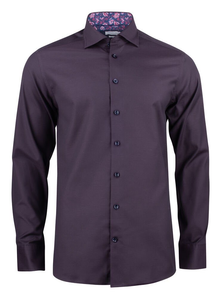 Purple Bow 142  Hemd Slim Fit Heren — Paars