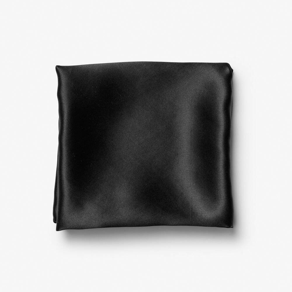 Solid Scarf With Giftbox Sjaal Dames — Zwart