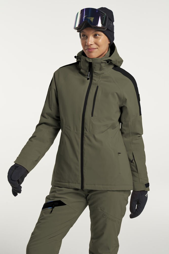Core Ski Jacket Women — Olijfgroen