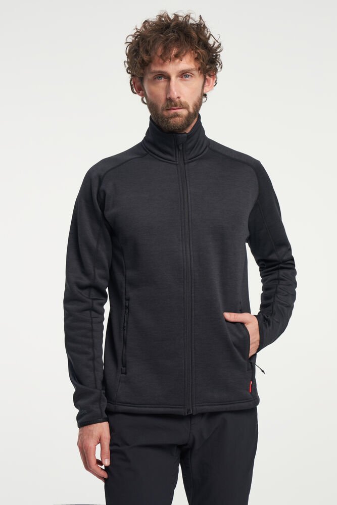 TXlite Midlayer Zip Heren — Zwart