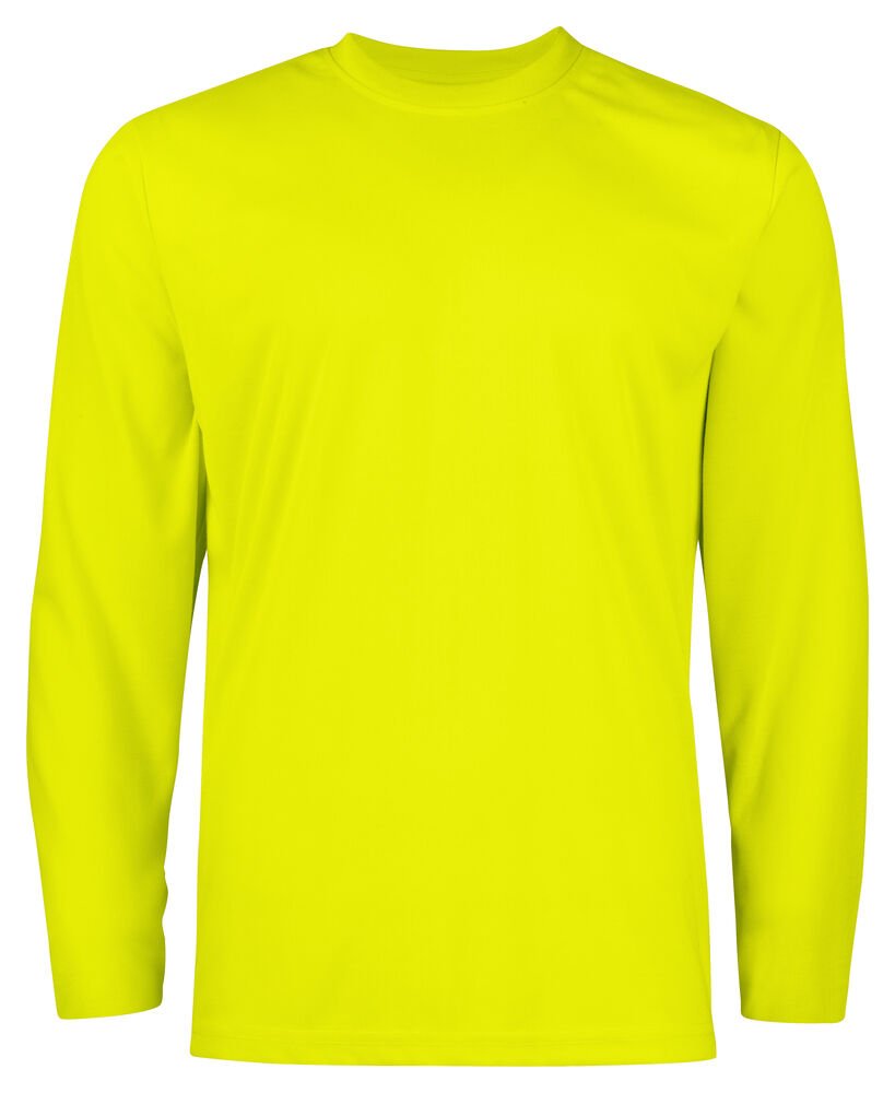 2017 T-SHIRT LANGE MOUWEN — Geel