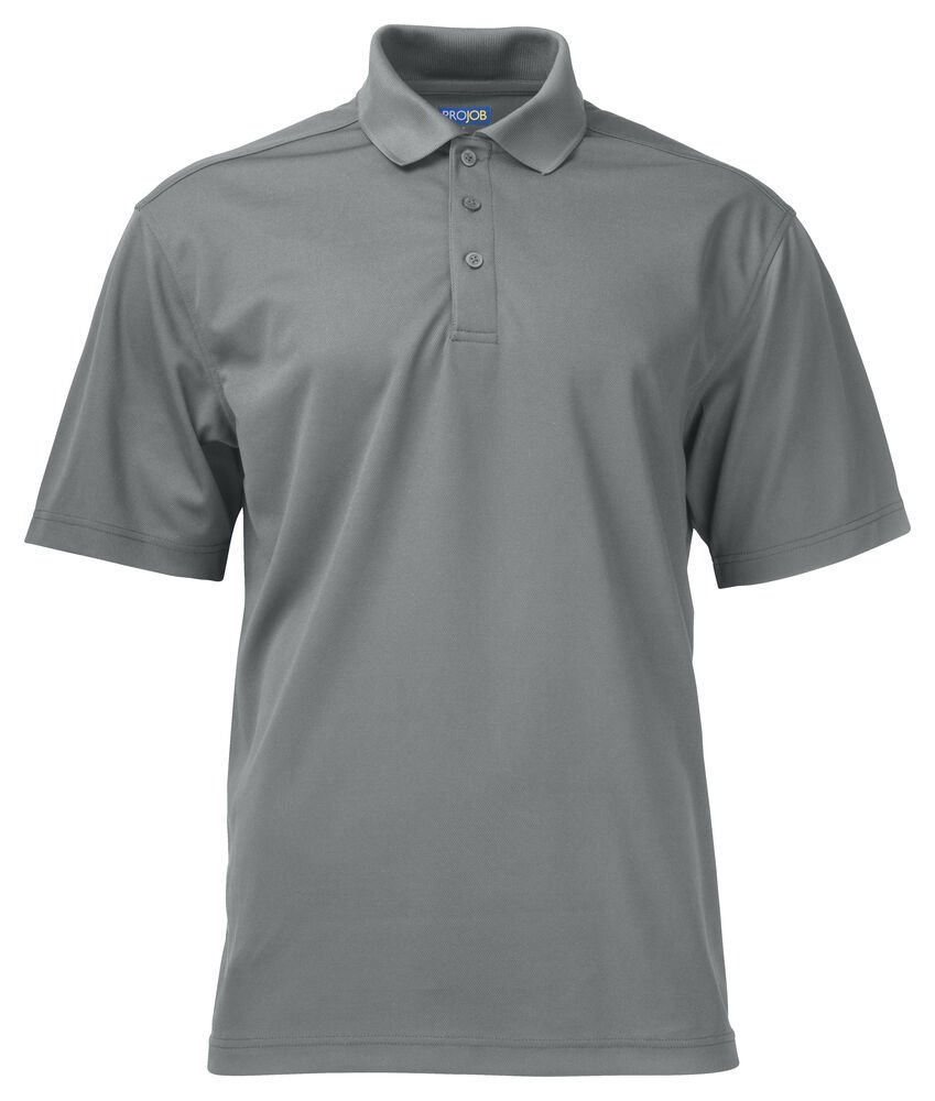 2040 POLO POLYESTER — Steengrijs