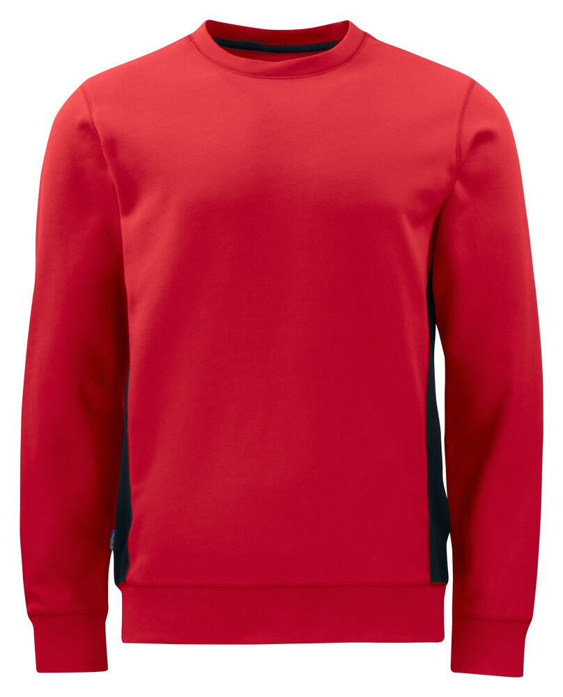 2127 SWEATER RONDE HALS — Rood