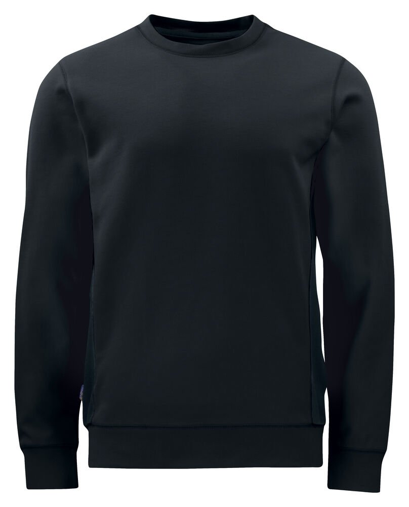 2127 SWEATER RONDE HALS — Zwart