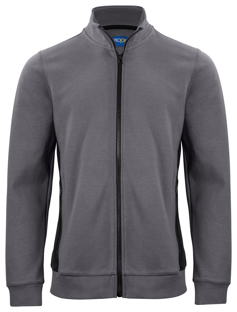 2129 SWEATER MET RITSSLUITING — Grijs