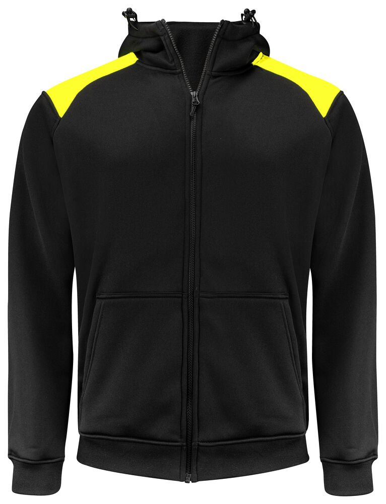 2133 HOODIE — Zwart/Geel