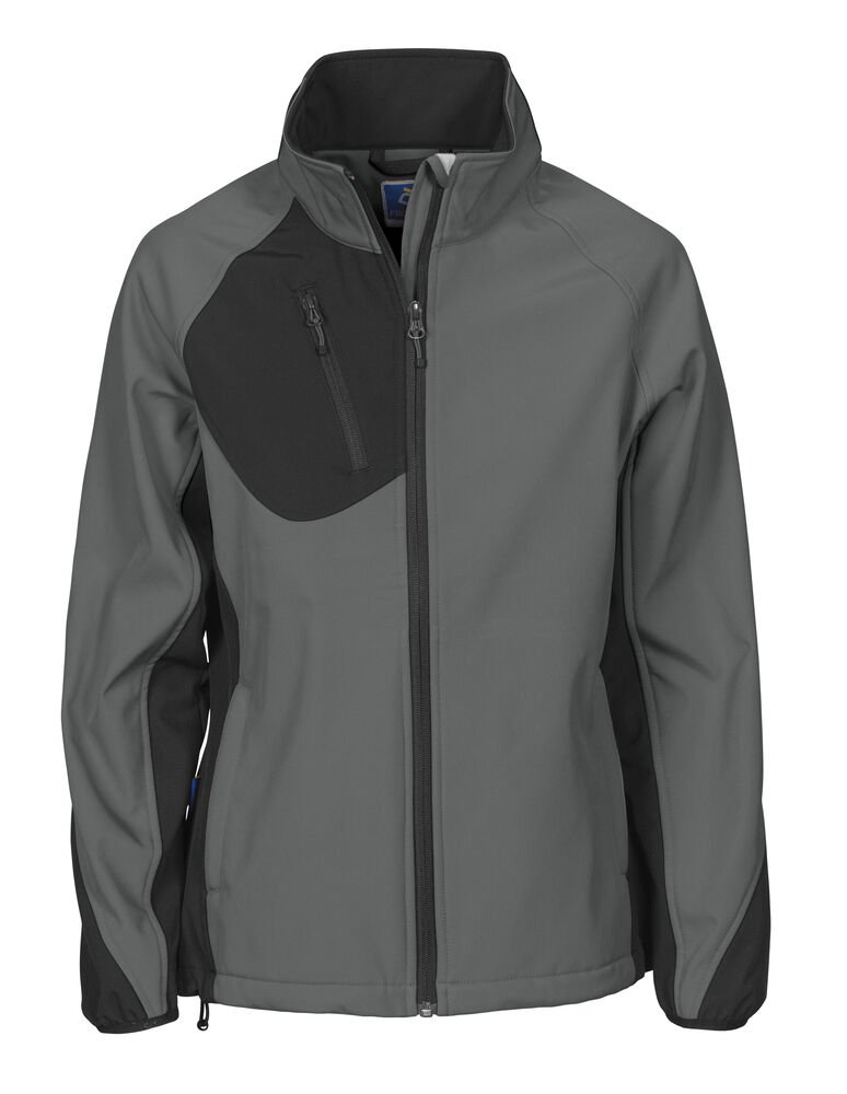 2423 DAMES SOFTSHELL — Grijs