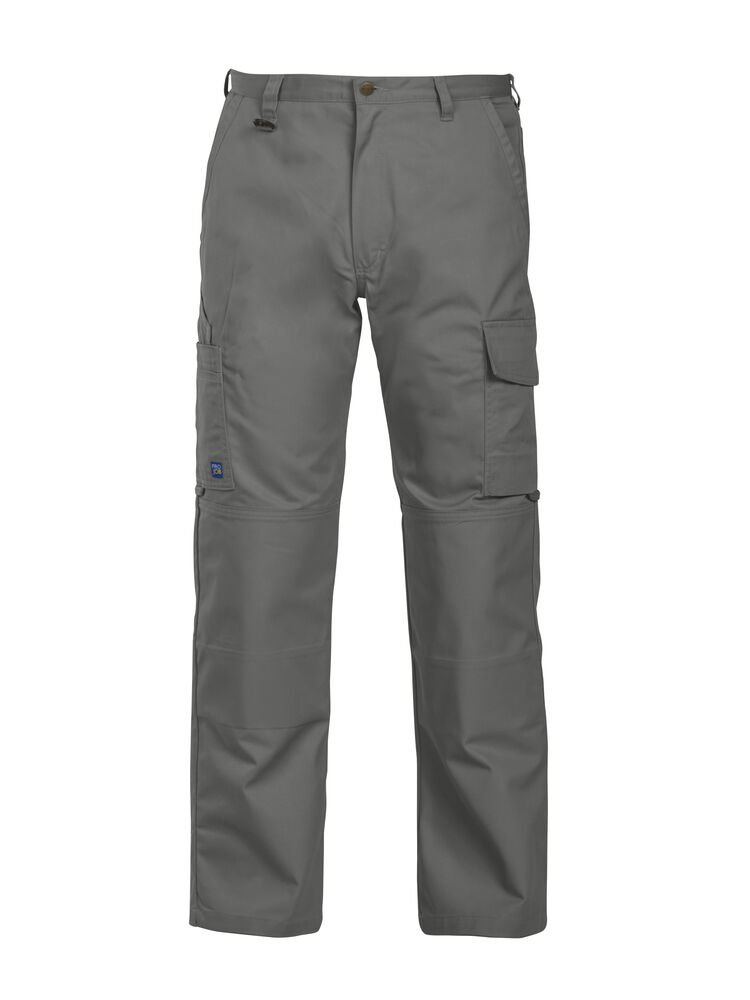 2501 BROEK MET KNIEZAKKEN — Steengrijs