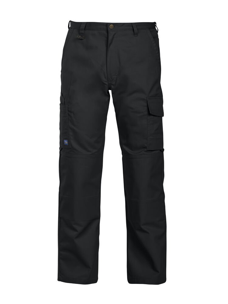 2501 BROEK MET KNIEZAKKEN — Zwart