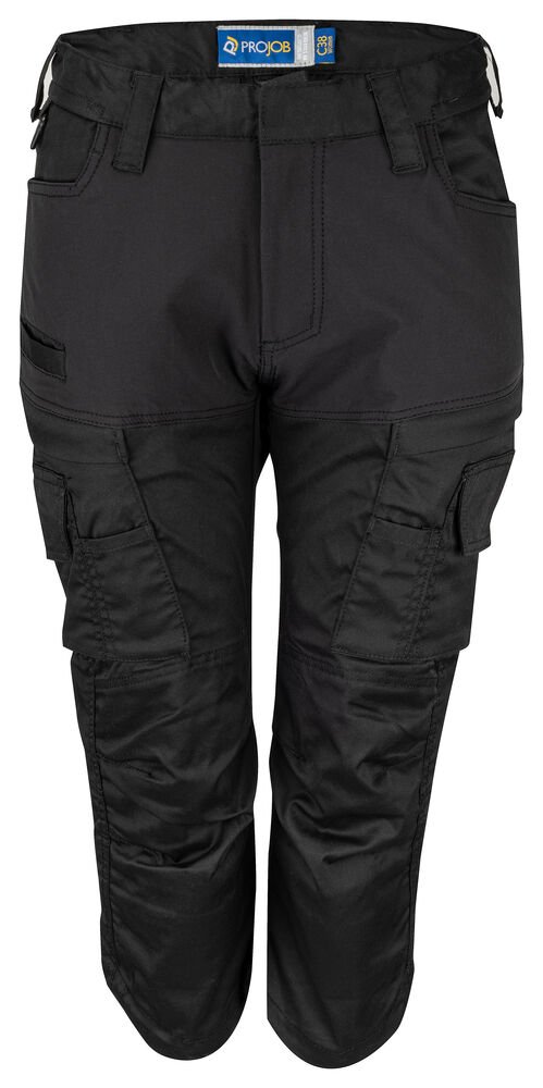 2556 PIRATENBROEK STRETCH DAMES — Zwart