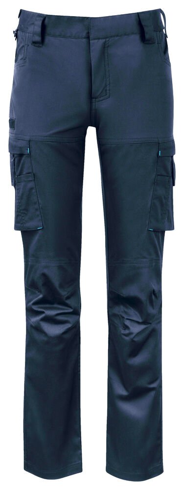 2553 DAMES STRETCHBROEK MET KNIEZAKKEN — Marine