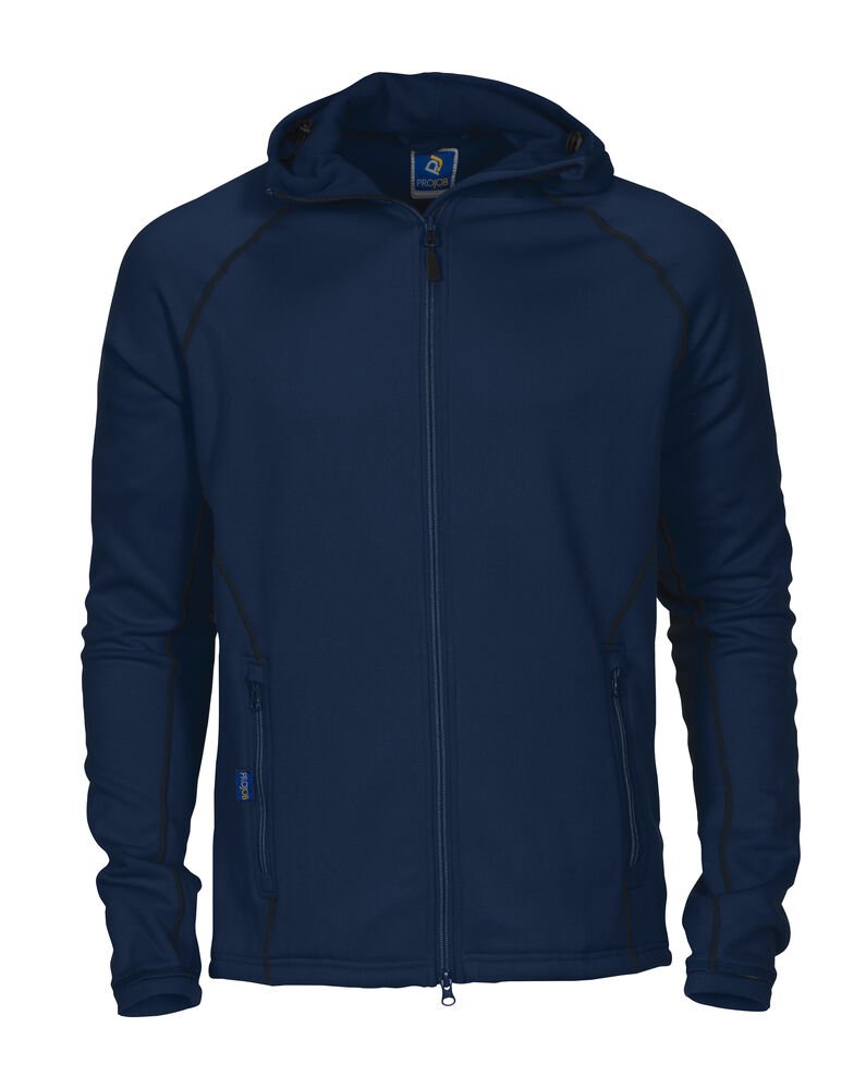 3314 HOODIE IN MICROFLEECE — Marine