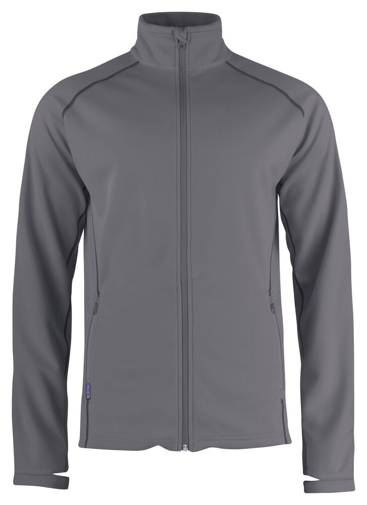 3317 SWEATER MET LANGE RITS — Grijs