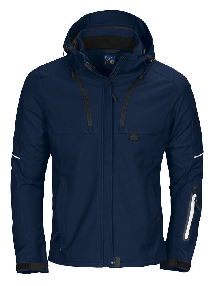 3412 DAMES SOFTSHELL JAS — Marine