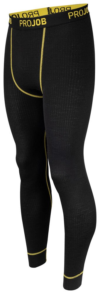 3508 THERMISCHE LANGE ONDERBROEK WOL — Zwart