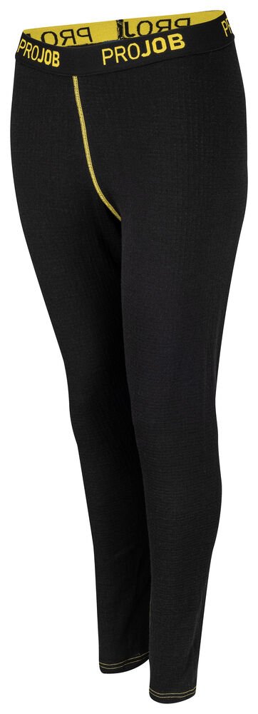 3510 THERMISCHE LANGE ONDERBROEK WOL DAMES — Zwart