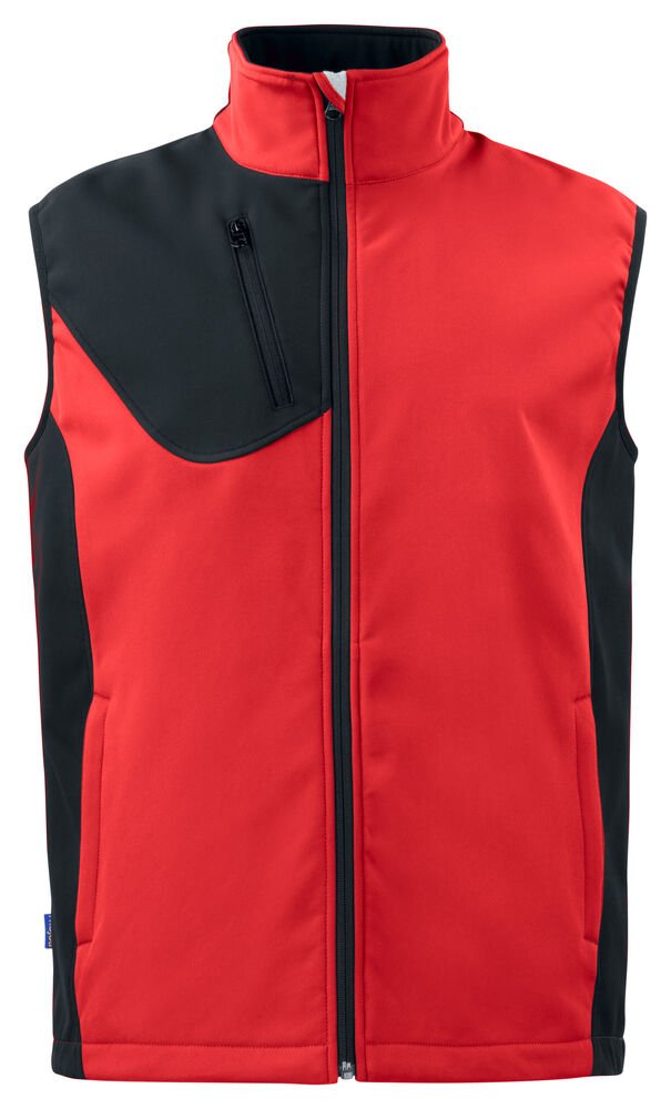 3702 SOFTSHELL BODYWARMER — Rood