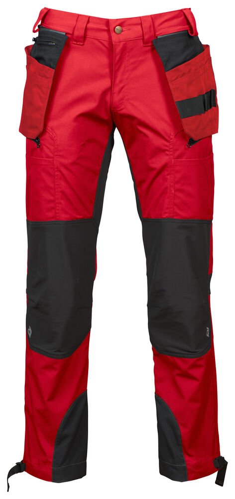 3520 STRETCHBROEK MET AFNEEMBARE SPIJKERZAKKEN — Rood