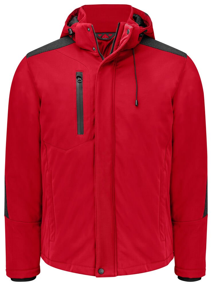 3417 GEVOERDE SOFTSHELL JAS — Rood